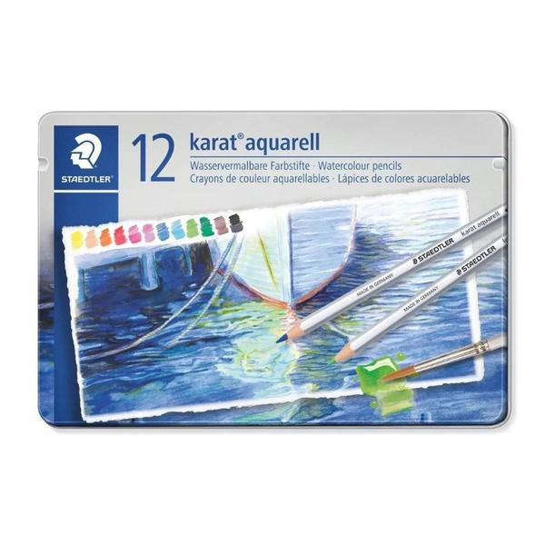 Imagem de Lápis de Cor Staedtler Karat Aquarelável 12 Cores 