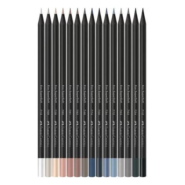 Imagem de Lápis De Cor Supersoft 15 Cores Neutras - Faber-Castell