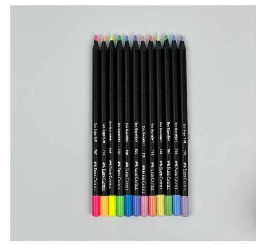 Imagem de Lapis de cor supersoft neon e pastel faber-castell c/ 12 cores