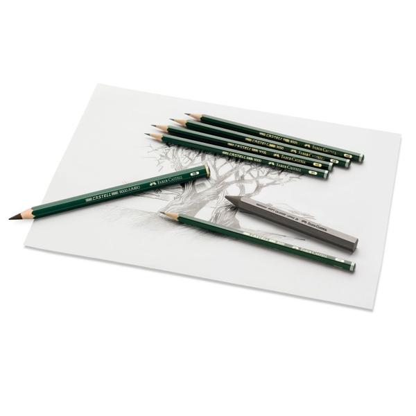 Imagem de Lápis Grafite Jumbo Faber-Castell  Castell Jumbo 9000 HB  119300