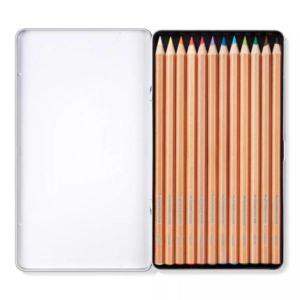 Imagem de Lápis Pastel Estojo Lata Com 12 Cores Staedtler