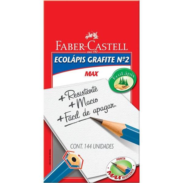 Imagem de Lapis preto sextavado ecolapis presto s/borracha faber-castell