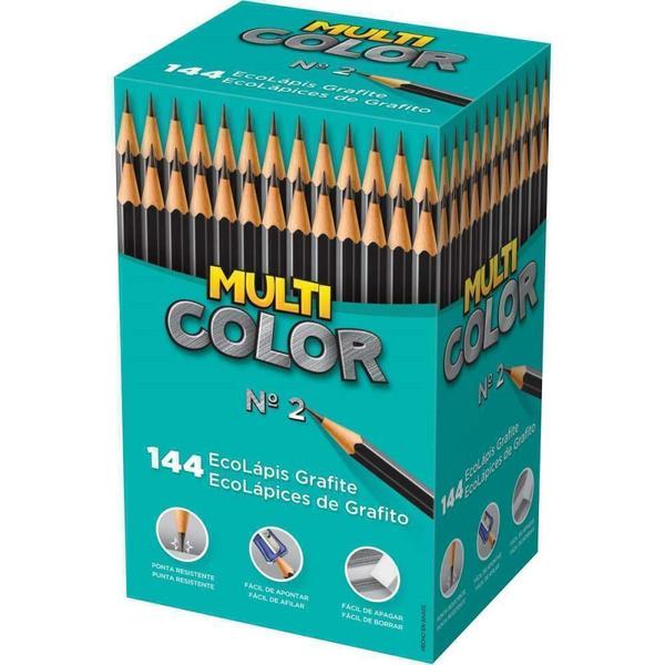 Imagem de Lápis Preto Sextavado Multicolor Super Eco N.2 Faber-Castell