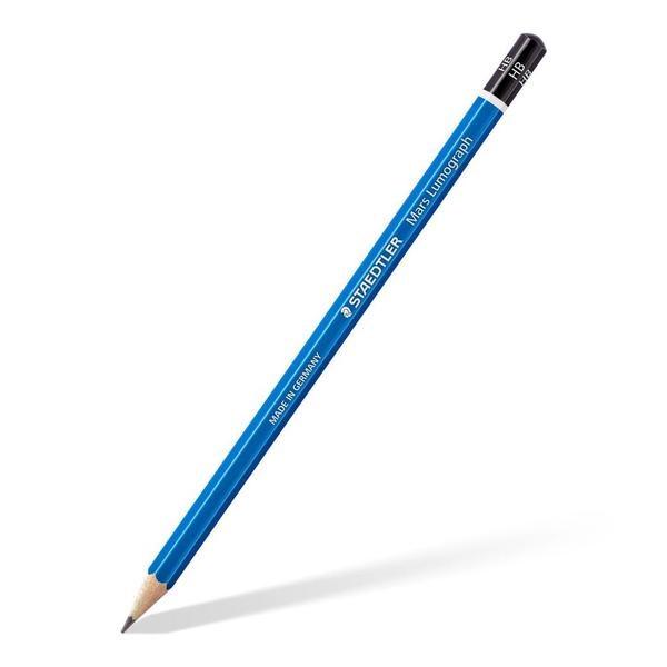 Imagem de Lápis Preto STAEDTLER Lumograph 12 Graduações Estojo Metal