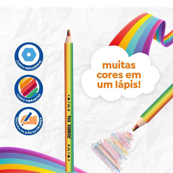 Imagem de Lápis Rainbow Tris Avulso