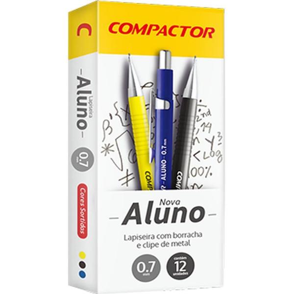 Lapiseira 0.7MM Aluno 0.7 Metalica - Compactor Imagem de Lapiseira 0.7MM Aluno 0.7 Metalica