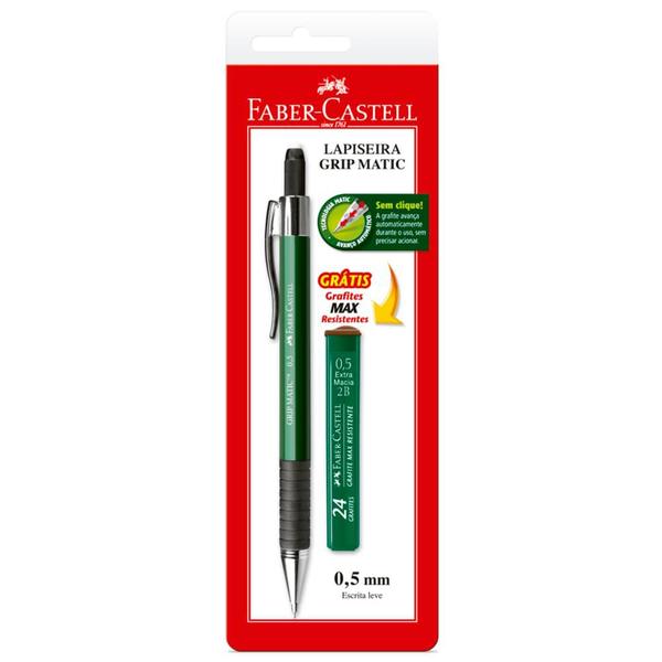 Imagem de Lapiseira Grip Matic 0.5mm Verde - Faber-Castell