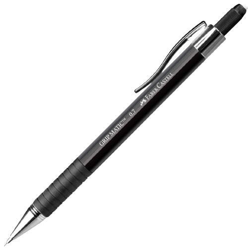 Imagem de Lapiseira Grip Matic Metalizada Faber-Castell 0.7mm Preta