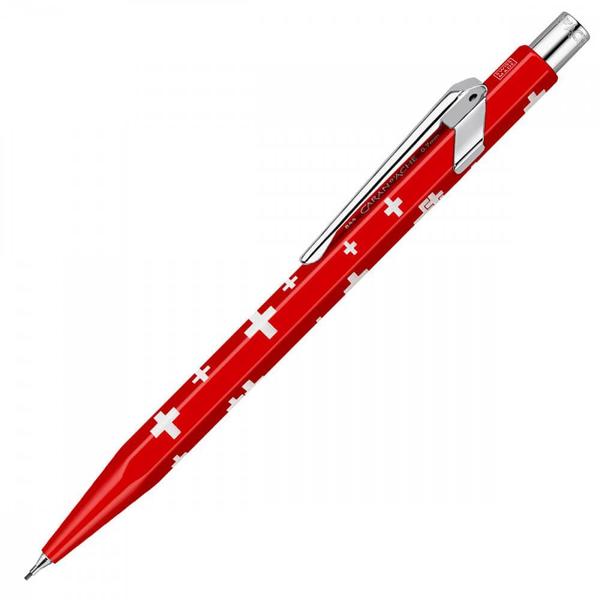 Imagem de Lapiseira Metal Caran d'Ache 0.7mm Swiss Flag