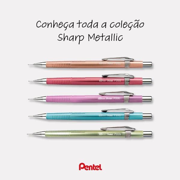 Imagem de Lapiseira Pentel 0.5mm Sharp P205 Azul Metálico