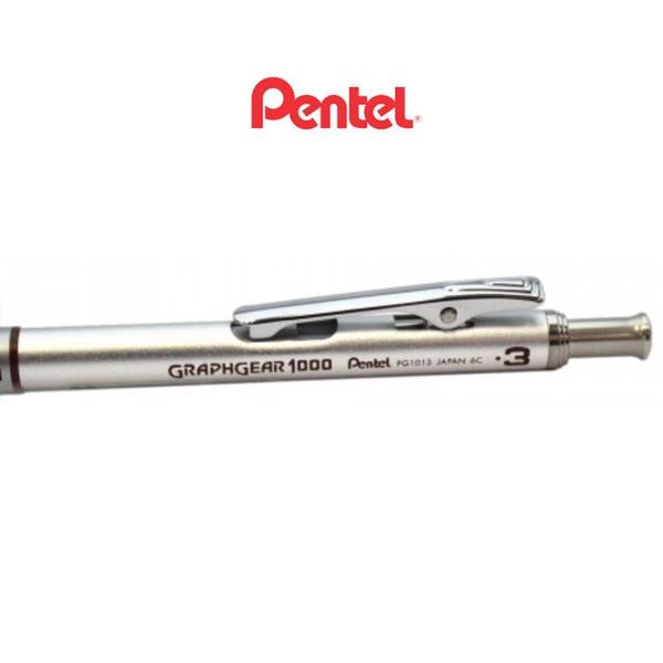 Imagem de Lapiseira Pentel Graphgear 1000 Técnica Grafite Hb 0 3 Kit