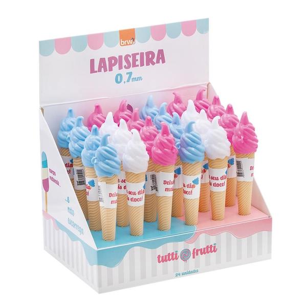 Imagem de Lapiseira Plástica 0.7mm BRW - Sorvete Tutti-frutti