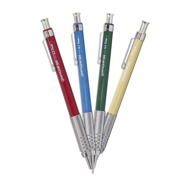 Lapiseira Profissional Pentel Graphgear 500 Todas as cores Imagem de Lapiseira Profissional Pentel Graphgear 500 Todas as cores