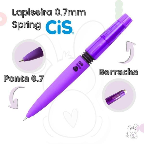 Imagem de Lapiseira Spring Roxa 0.7 mm - CIS