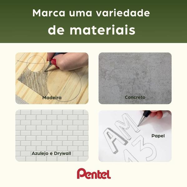 Lapiseira Tecnica AM13 1.3mm Pentel Imagem de Lapiseira Tecnica AM13 1.3mm Pentel