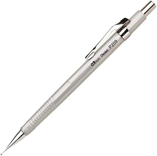 Imagem de Lapiseira técnica Pentel 0.9mm Sharp P209 Cor Prata