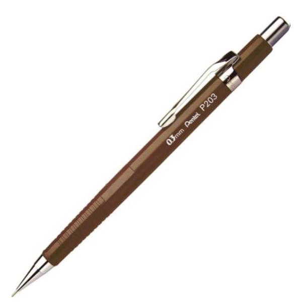 Imagem de Lapiseira Técnica Pentel Sharp P203 de 0.3mm Marrom P203-E