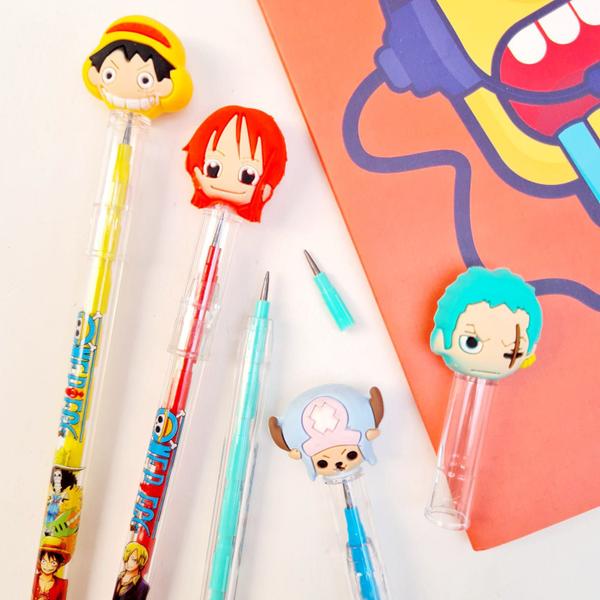 Imagem de Lapiseira Troca Ponta Anime One Piece - Papelaria Criativa