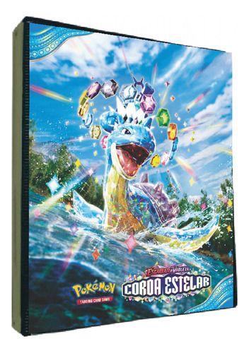 Imagem de Lapras Coroa Estelar Album Pokemon Porta 900 Cartas Cards