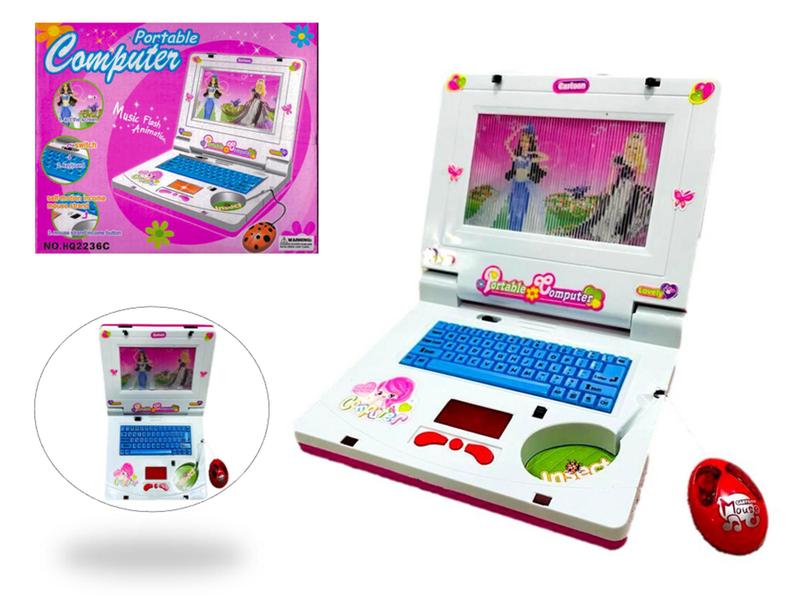 Laptop Brinquedo Infantil Rosa Musical Educativo Com Luzes- GARANTA JÁ - Toy king Imagem de Laptop Brinquedo Infantil Rosa Musical Educativo Com Luzes- GARANTA JÁ