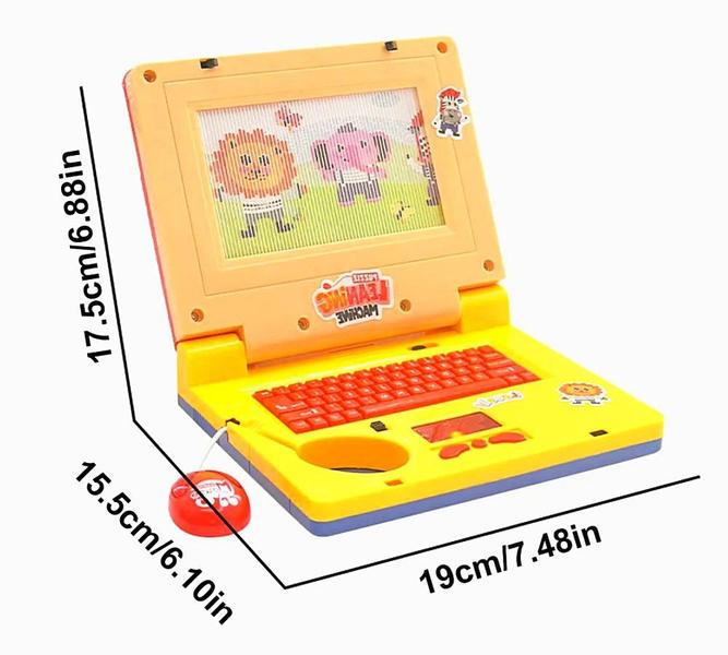 Imagem de Laptop De Brinquedo Computador Educativo Infantil Som E Luz