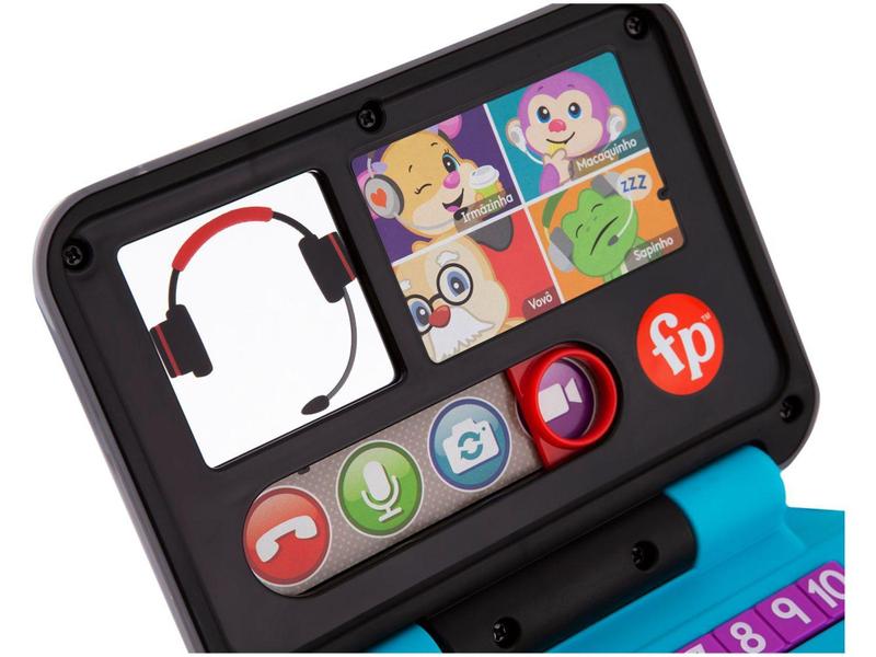 Laptop Infantil Aprender e Brincar Emite Som - Emite Luz Fisher-Price Imagem de Laptop Infantil Aprender e Brincar Emite Som - Emite Luz Fisher-Price