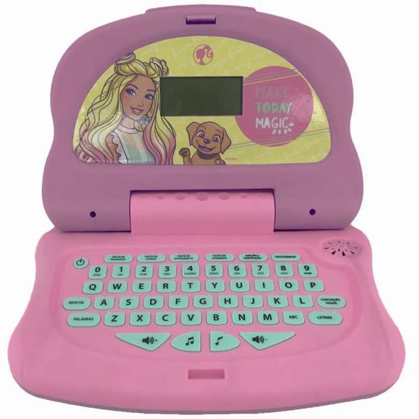 Laptop Infantil Barbie CHARM Minigame Bilingue - Candide Imagem de Laptop Infantil Barbie CHARM Minigame Bilingue
