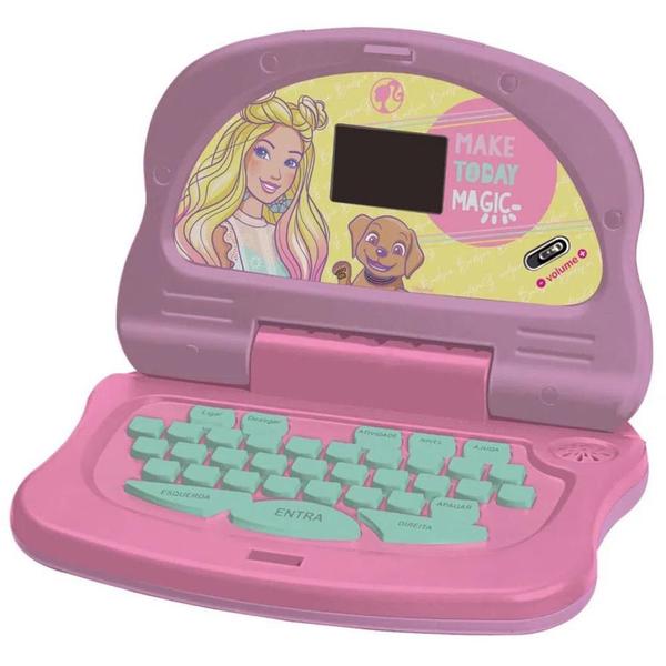 Laptop Infantil Barbie CHARM Minigame Bilingue - Candide Imagem de Laptop Infantil Barbie CHARM Minigame Bilingue