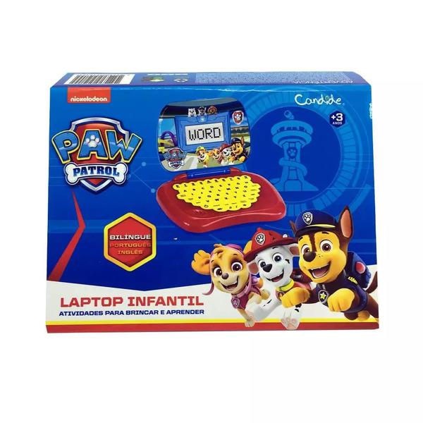 Laptop Infantil Candide Patrulha Canina Imagem de Laptop Infantil Candide Patrulha Canina