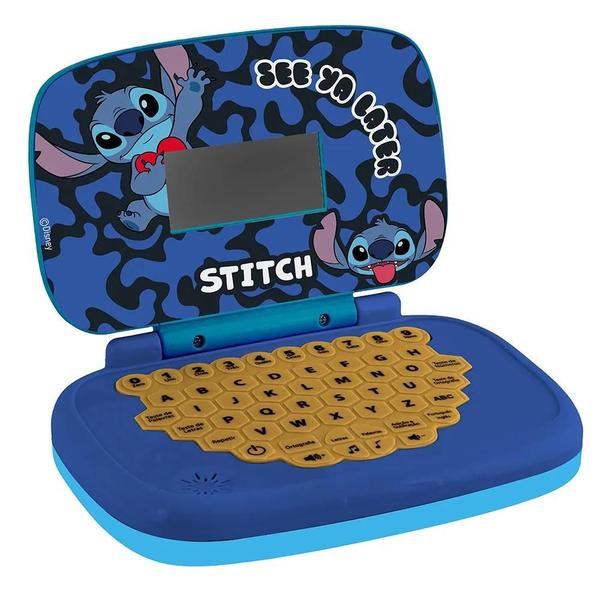 Imagem de Laptop Infantil Educativo Candide Disney Stitch Bilíngue 