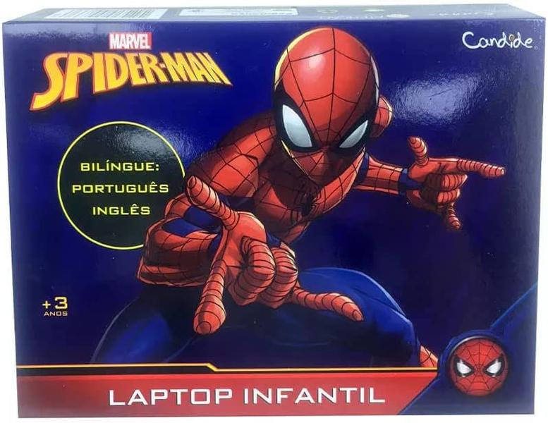 Laptop Infantil Educativo Homem-Aranha Bilíngue - Candide Imagem de Laptop Infantil Educativo Homem-Aranha Bilíngue
