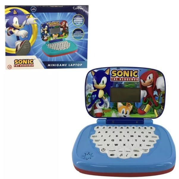 Imagem de Laptop Infantil Educativo Sonic Bilíngue Candide