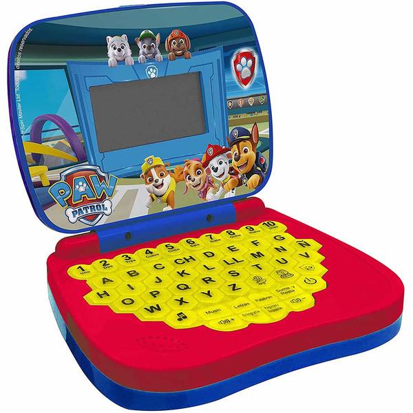 Imagem de Laptop Infantil Eletrônico - Bilíngue - Patrulha Canina - Candide