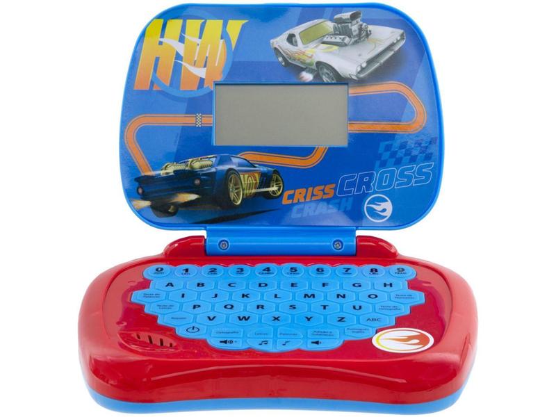 Laptop Infantil Hot Wheels Emite Som Candide Imagem de Laptop Infantil Hot Wheels Emite Som Candide