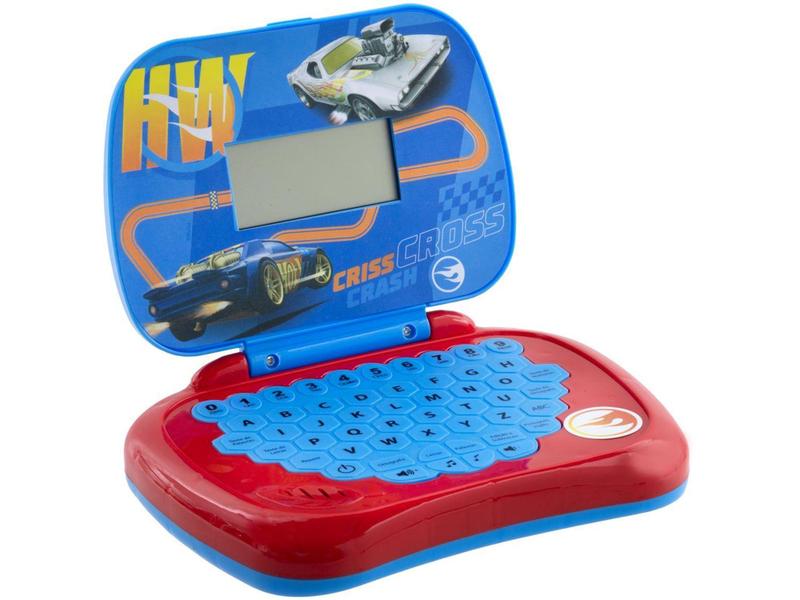 Laptop Infantil Hot Wheels Emite Som Candide Imagem de Laptop Infantil Hot Wheels Emite Som Candide