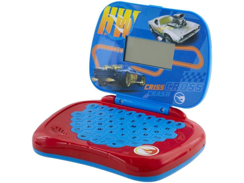 Laptop Infantil Hot Wheels Emite Som Candide Imagem de Laptop Infantil Hot Wheels Emite Som Candide