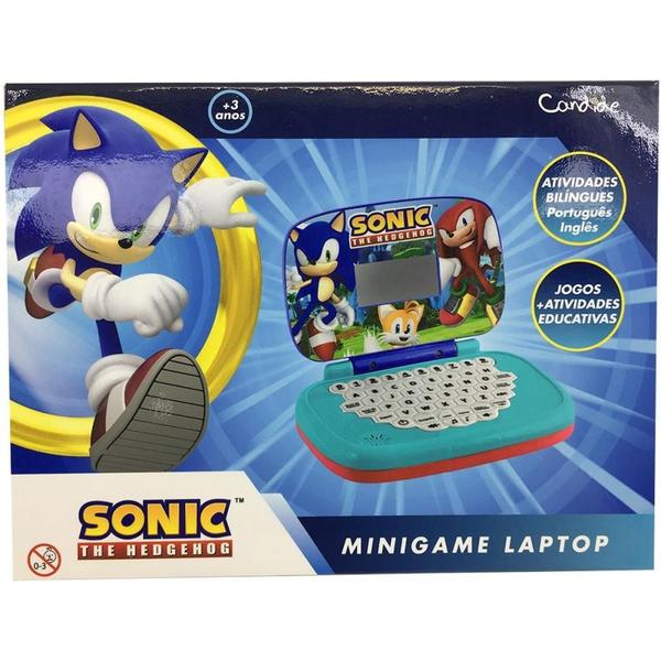 Imagem de Laptop Infantil Sonic Minigame Bilingue