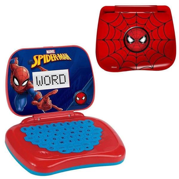 Laptop Infantil Spider-Man Bilíngue 5833 - Candide Imagem de Laptop Infantil Spider-Man Bilíngue 5833 - Candide