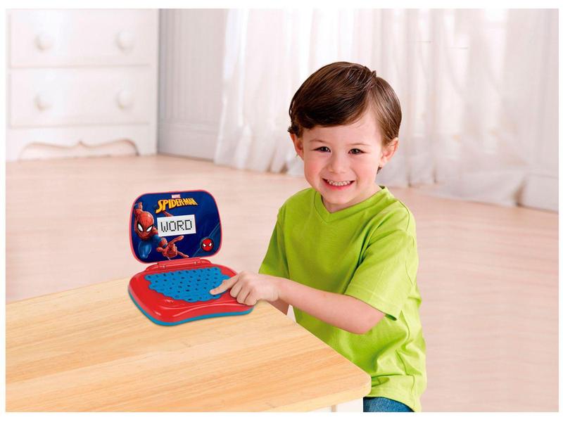 Laptop Infantil Spider-Man Musical - Candide Imagem de Laptop Infantil Spider-Man Musical - Candide