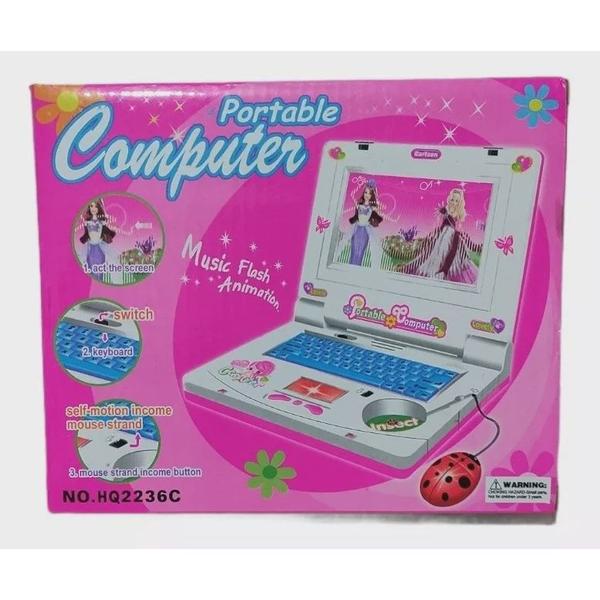 Imagem de Laptop Notebook Infantil De Brinquedo + Mouse