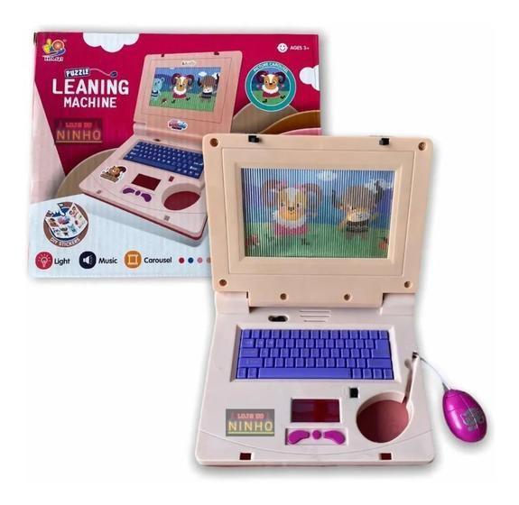 Laptop Notebook Infantil De Brinquedo + Mouse - Toy King Imagem de Laptop Notebook Infantil De Brinquedo + Mouse