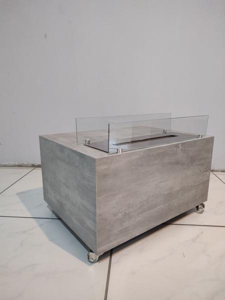 Imagem de Lareira Ecológica queimador inox mesa de centro ou canto