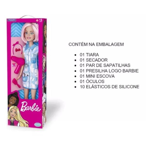 Imagem de Large Doll - Hair - Barbie Profissões - Mattel - Pupee