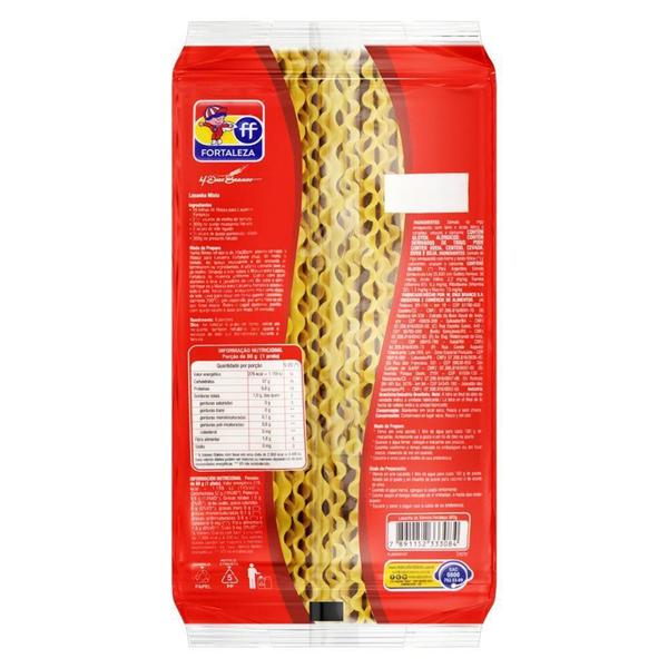 Lasanha fortaleza sêmola 500g Imagem de Lasanha fortaleza sêmola 500g