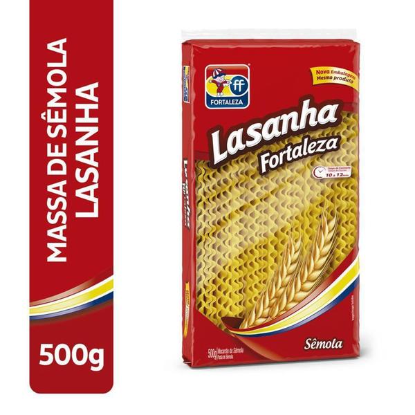 Lasanha fortaleza sêmola 500g Imagem de Lasanha fortaleza sêmola 500g