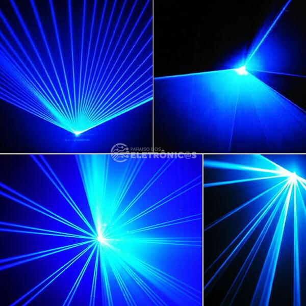 Imagem de Laser B500 Canhão Raio Holográfico Azul Jogo De Luz Iluminação Para Festa SOGB500