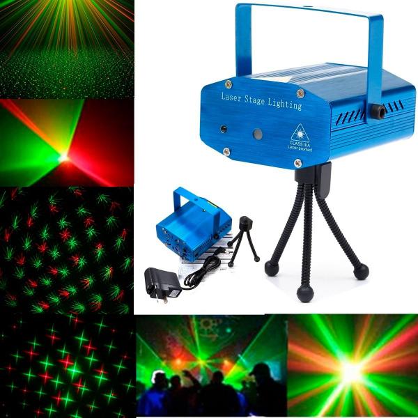 Imagem de Laser de Balada Colorido Led Mini Show de Luzes