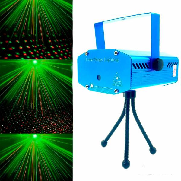 Laser de Balada Colorido Led Mini Show de Luzes - LAURUS Imagem de Laser de Balada Colorido Led Mini Show de Luzes