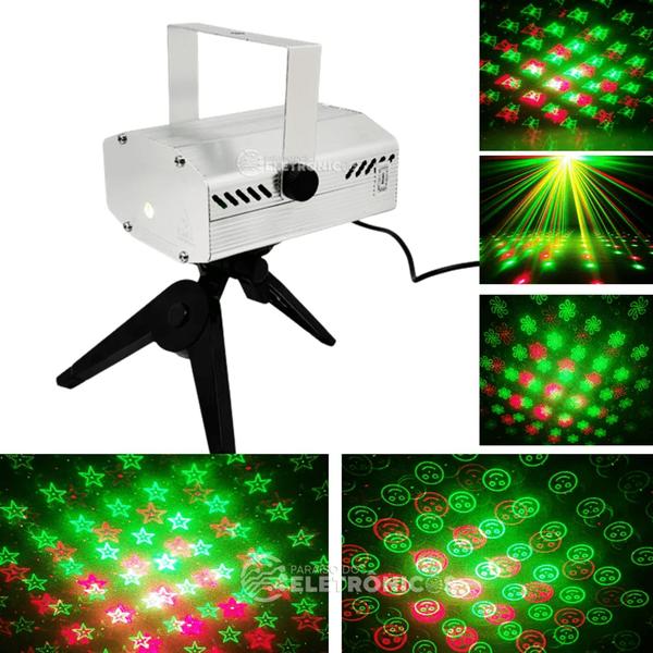 Imagem de Laser Projetor Holográfico Led Pisca Pingo Pontinhos 5V LK173B6D