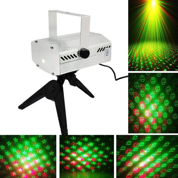 Imagem de Laser Projetor Holográfico Led Strobo Pisca Borboleta Acompanha Batida Da Música LK173B6B